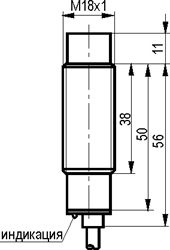 Габариты ISN E4A-31N-8-LZ